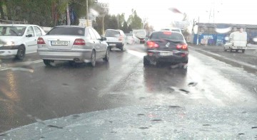 Ploaie de gheaţă la Constanţa